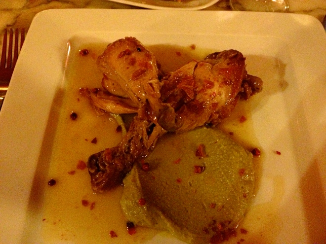 Chicken and Guac at La Singular